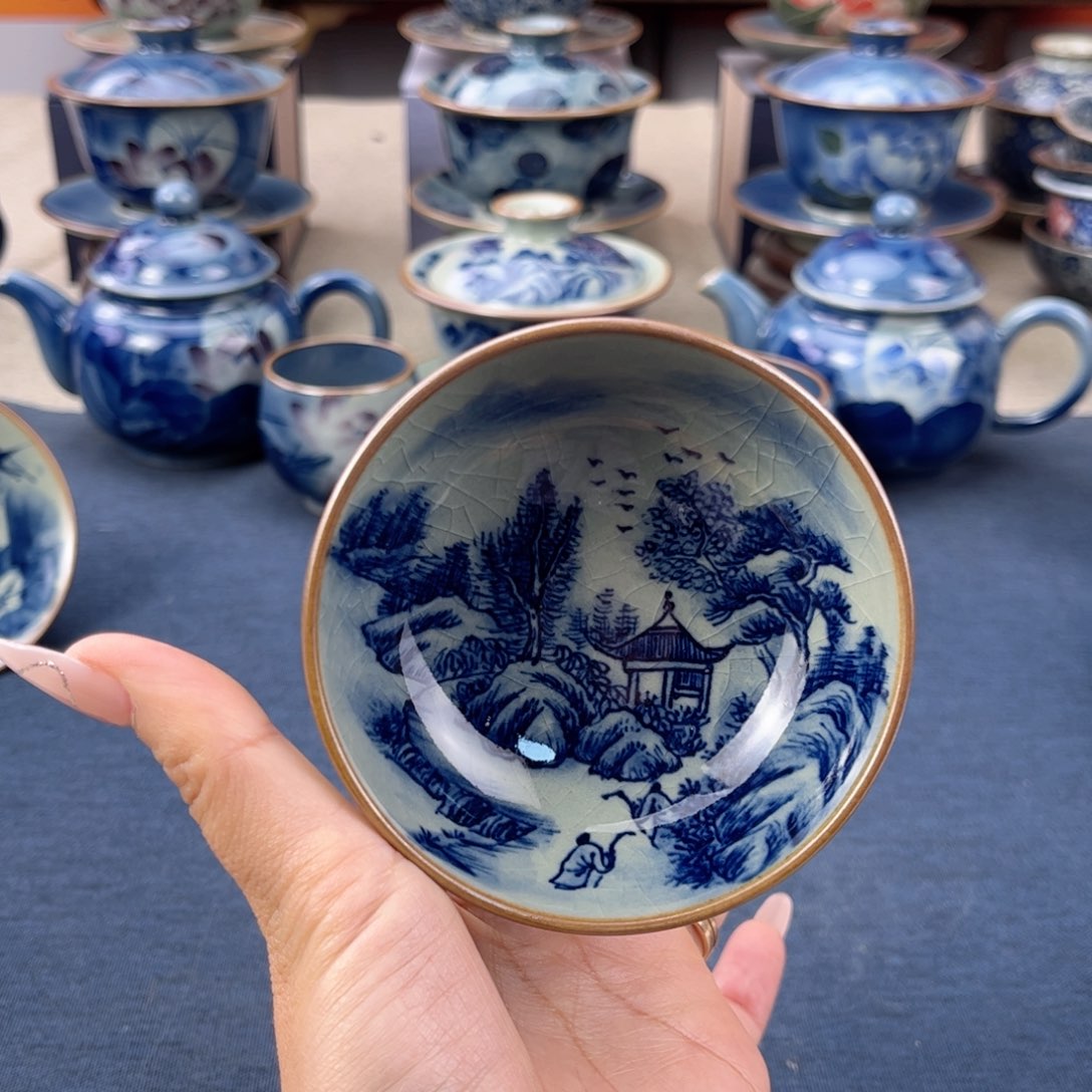 杯景德镇手绘手工茶具