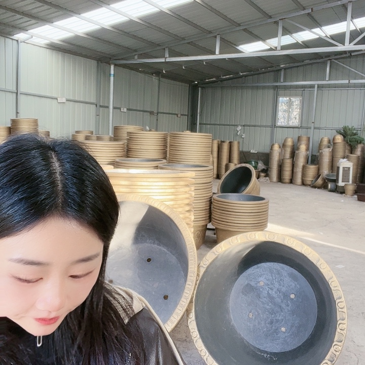 圆形100花盆一个无孔