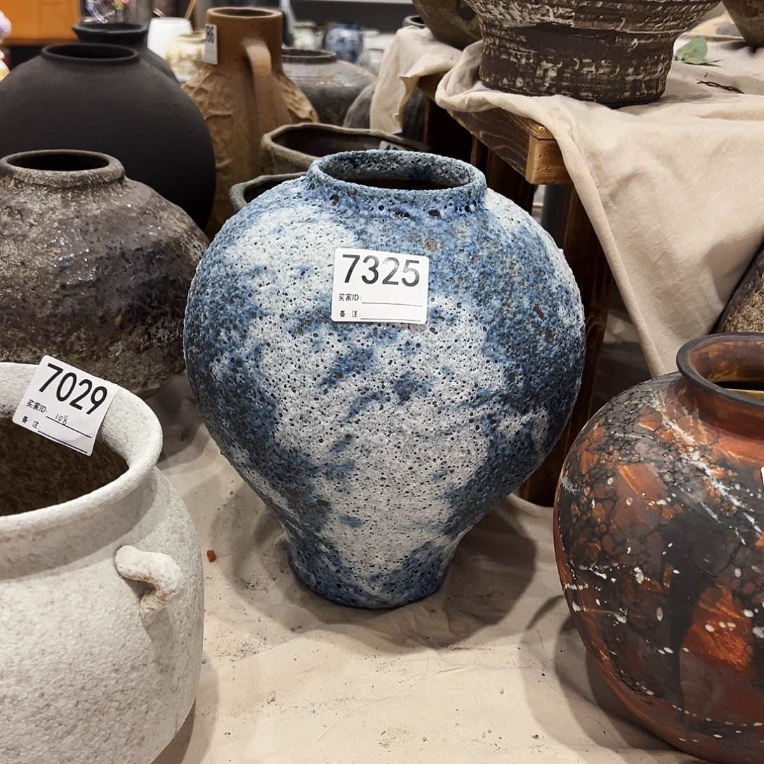 瓶7325高29口9陶瓷花瓶无孔