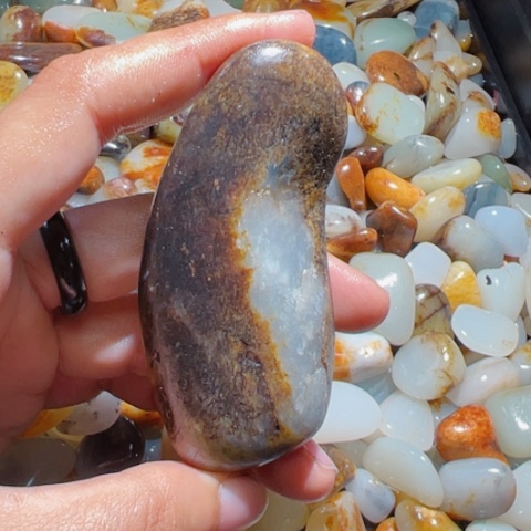 和田玉（糖玉）手链未镶嵌5