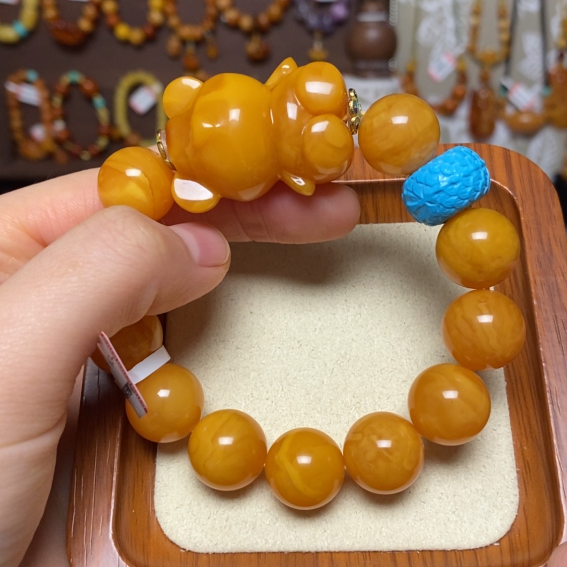 【闪购商品】手链蜜蜡未镶嵌手串定制