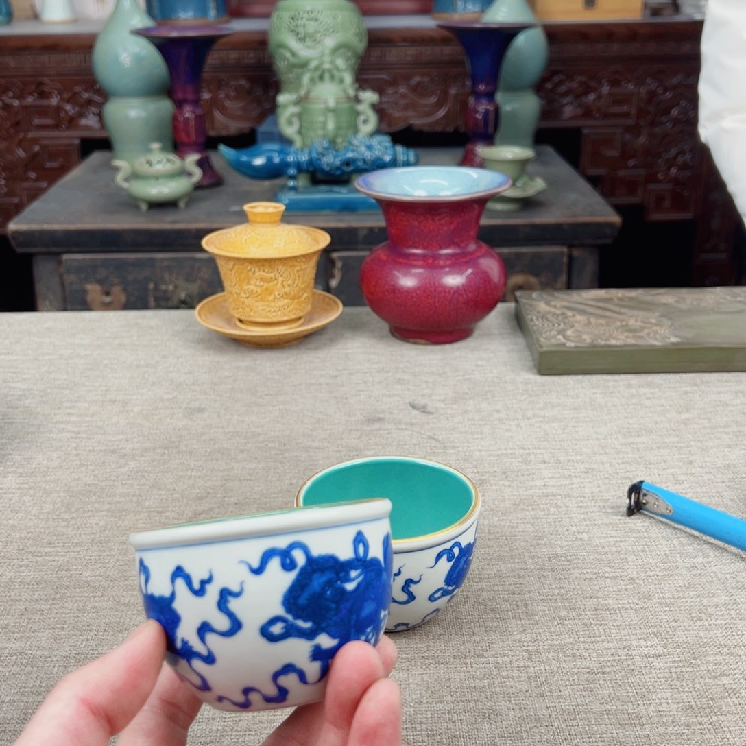 瓷片东*湾陶瓷艺术瓷器摆件