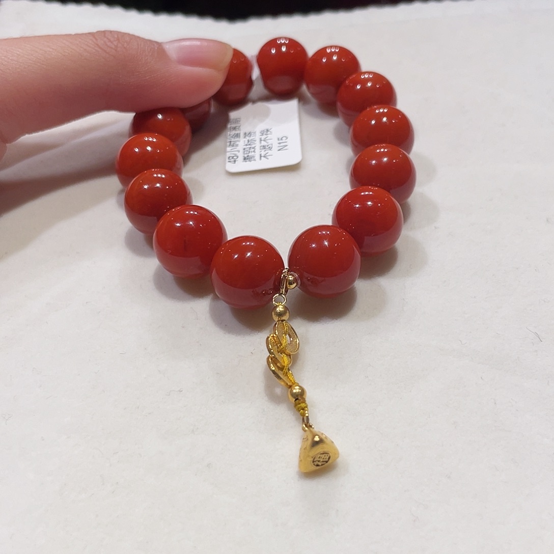 南红玛瑙未镶嵌手串