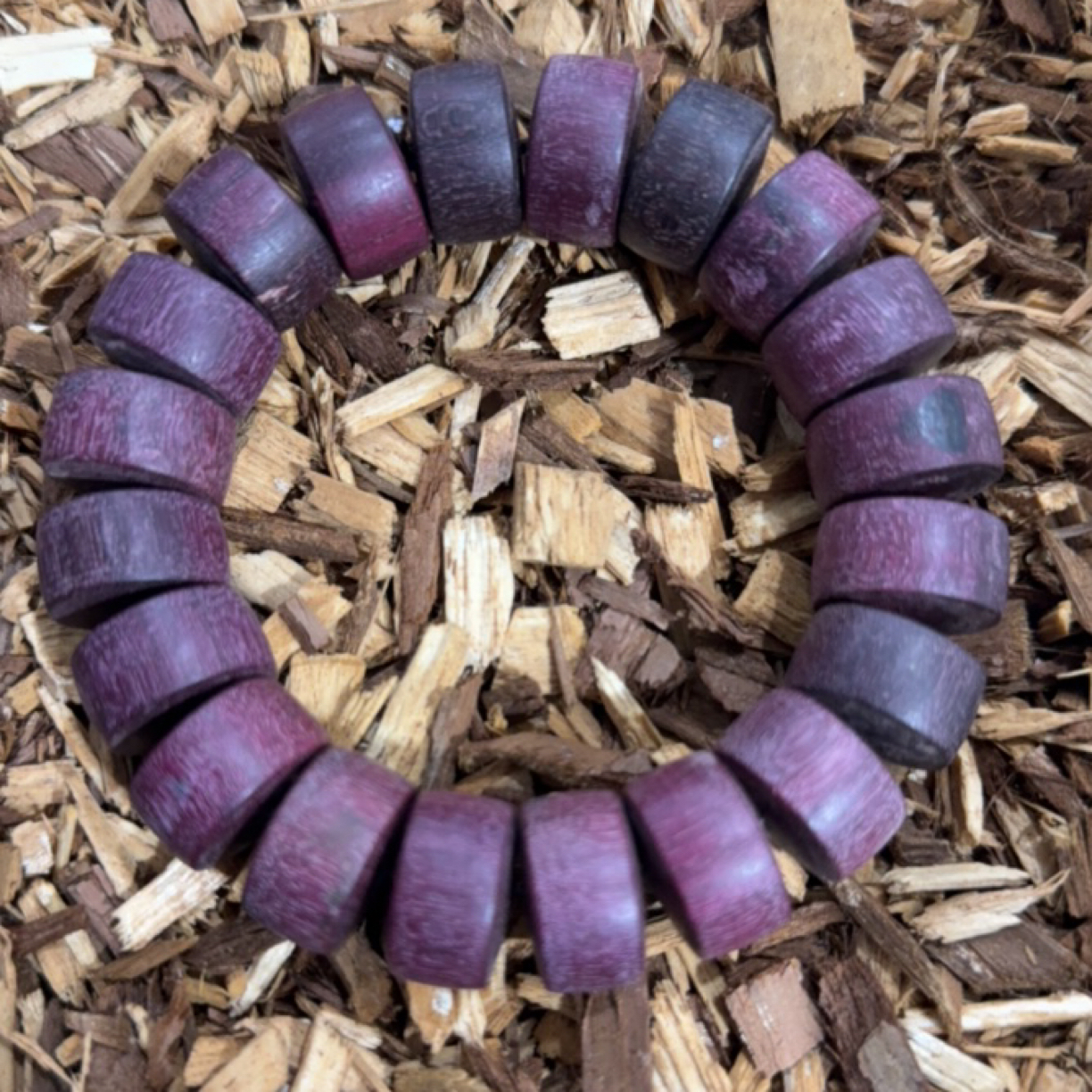 6 思思文玩精选沉香木作手串18mm