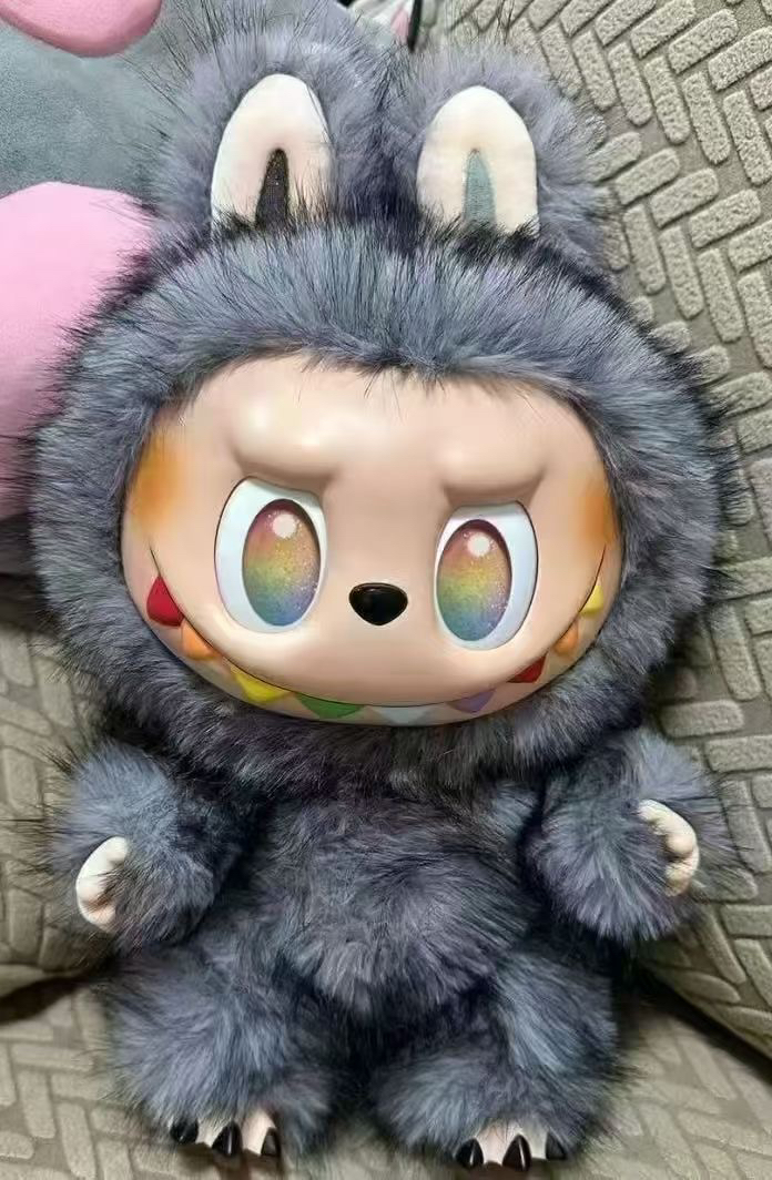 zimomo改娃大本我拉BUBU搪胶挂件毛绒公仔中号