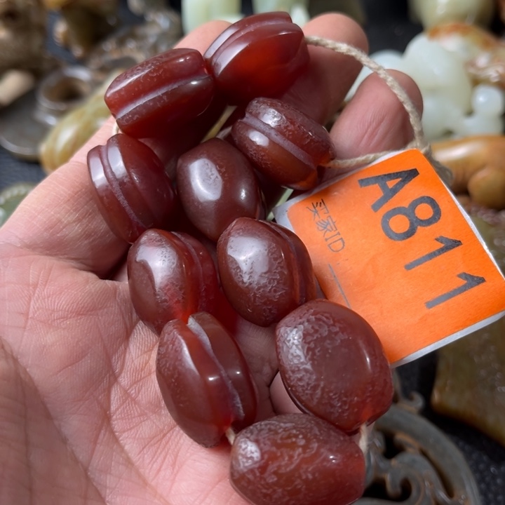 玛瑙/玉髓颈饰合金