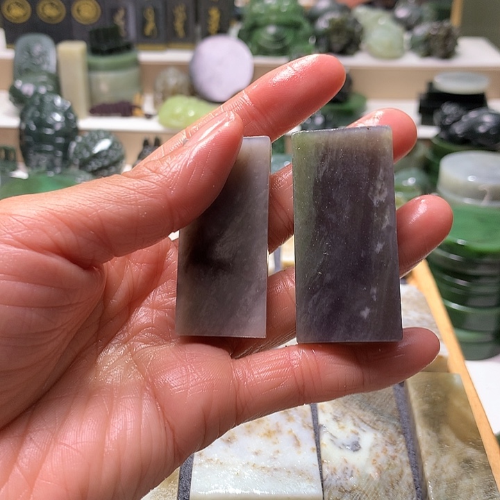 无***雨和田玉未镶嵌珠宝半成品