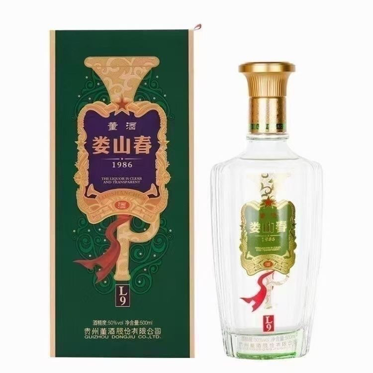 董酒董酒娄山春L9 兼香型白酒50度500ml*1瓶纯粮白酒50度