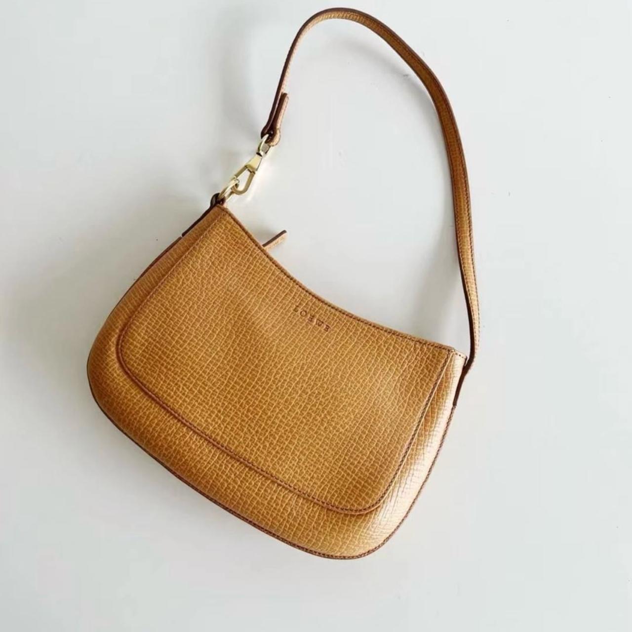 95新 LOEWE/罗意威 大吉中古/Loewe姜黄色飞碟单肩包