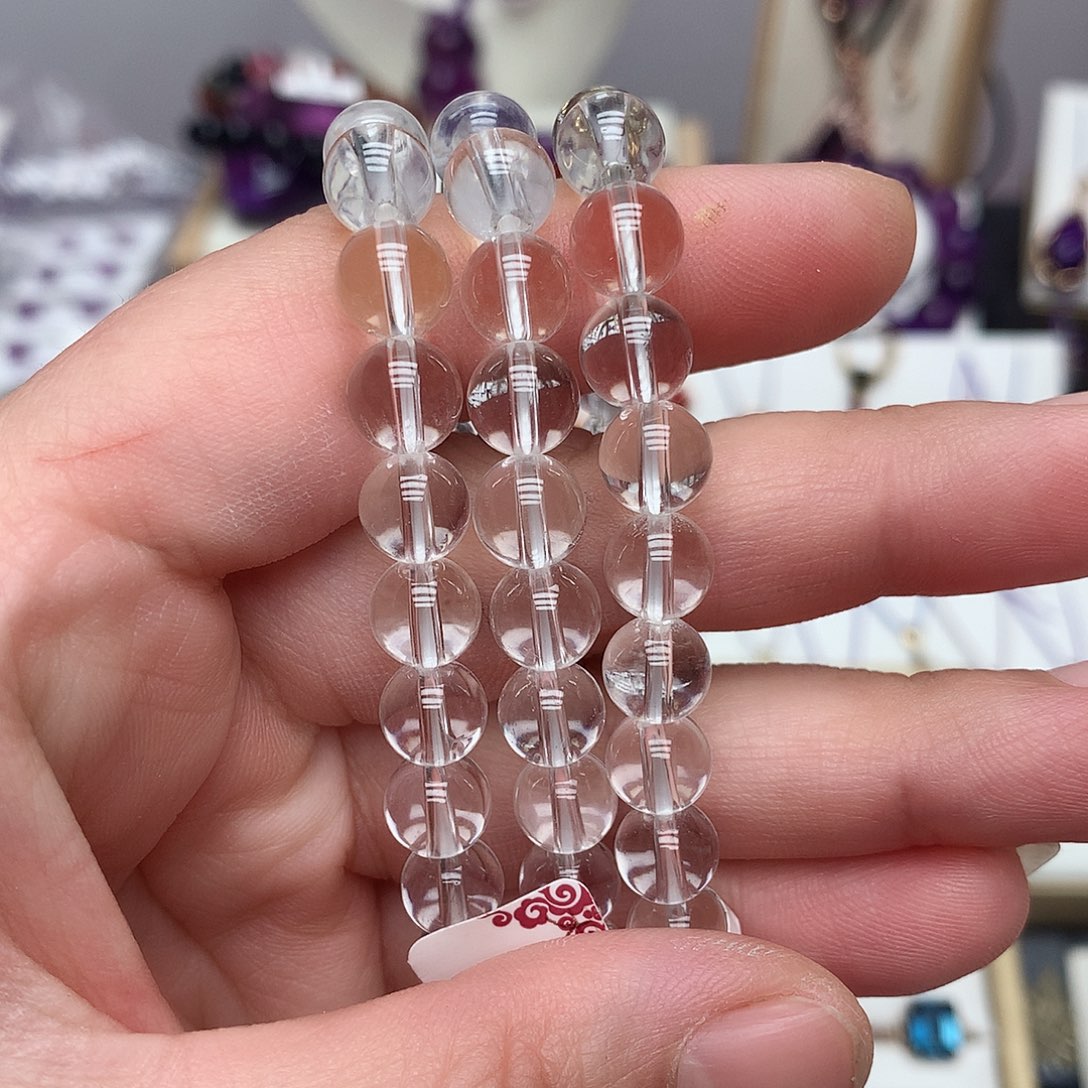 水晶定制108颗不退不换未镶嵌