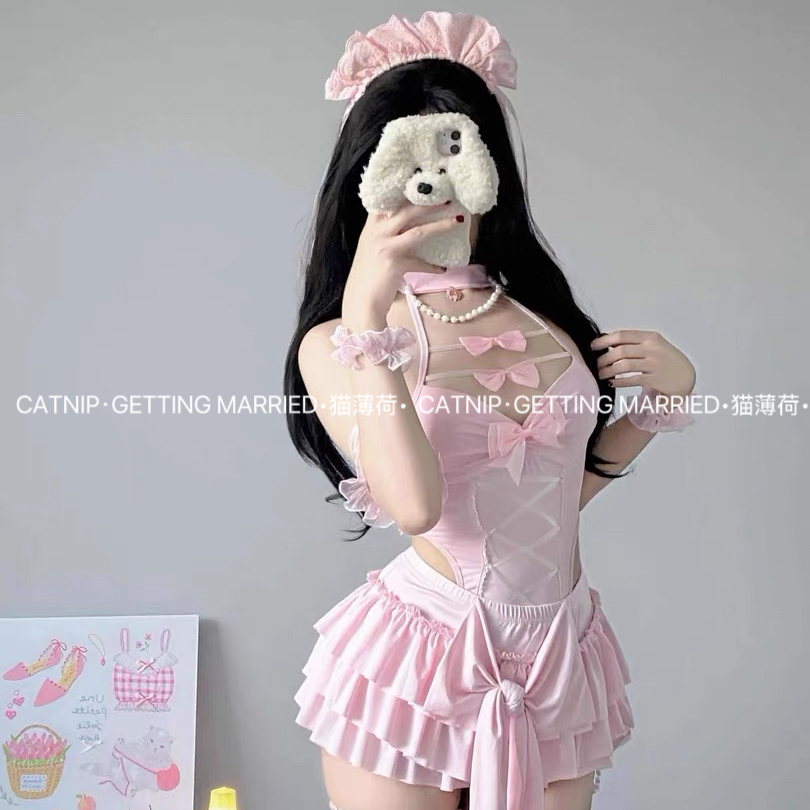 珍珠 碎花韩版塑形动漫低腰裙子性感美少女半身裙短裙高腰