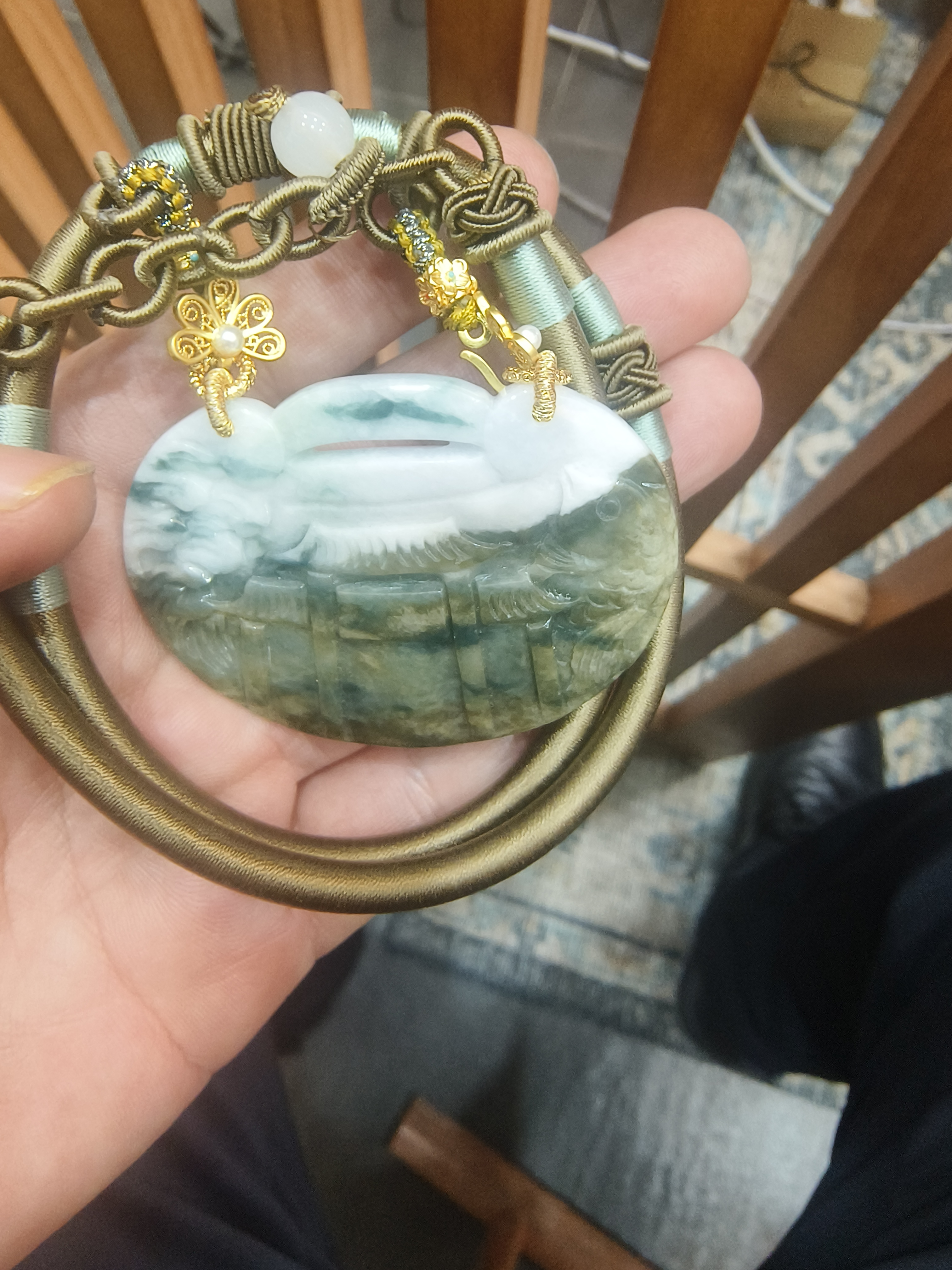 吊坠缅甸天然A货翡翠