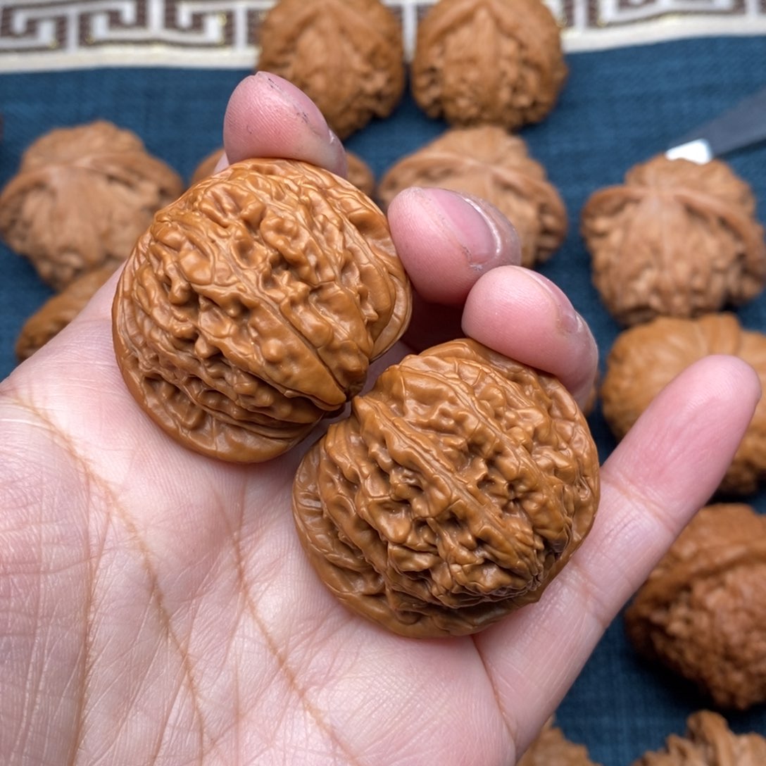 文玩核桃把件37老树平谷南瓜楼