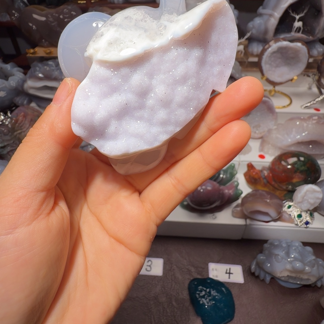 玛瑙/玉髓未镶嵌摆件