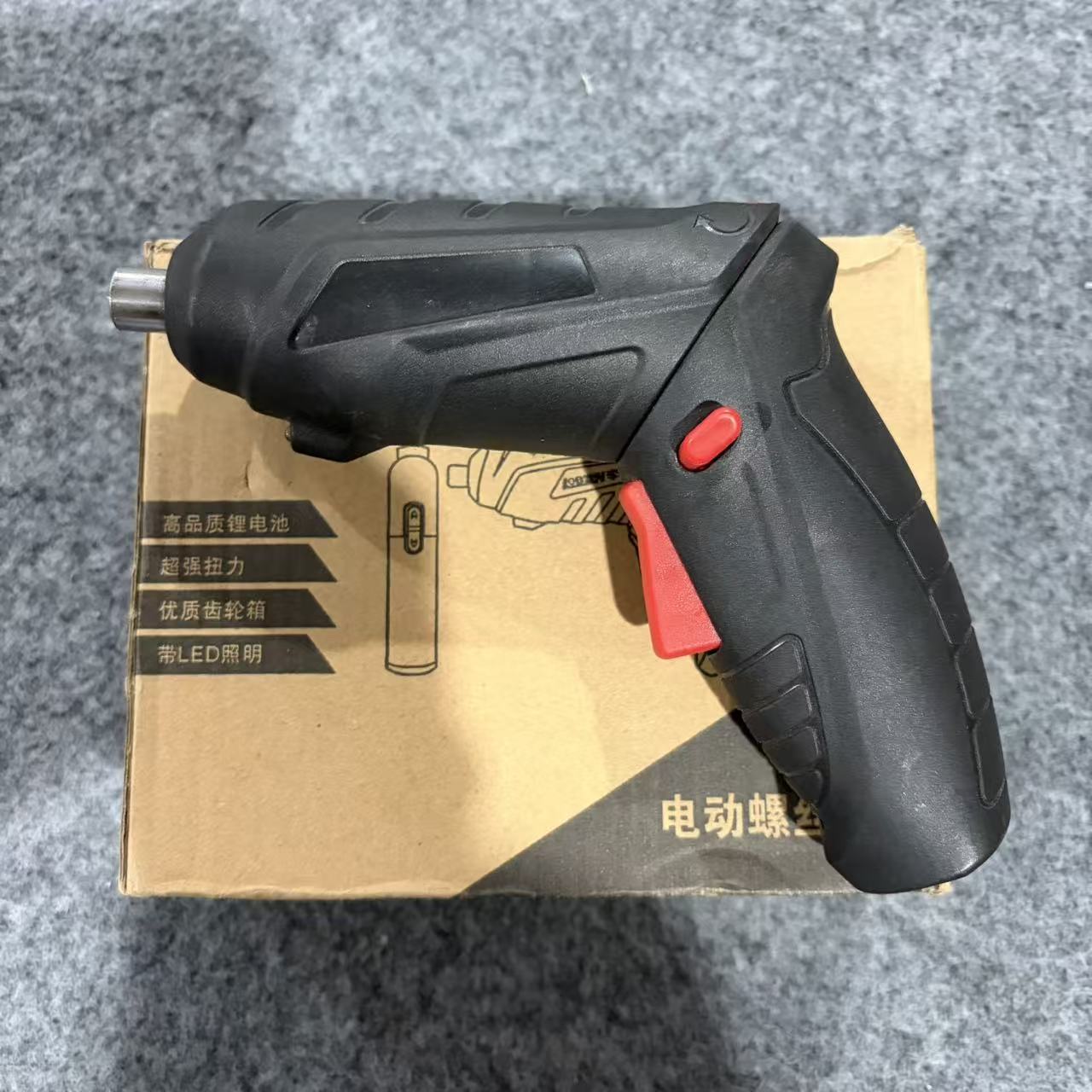 【厂家直销】大扭矩电动螺丝刀小型家用电动工具