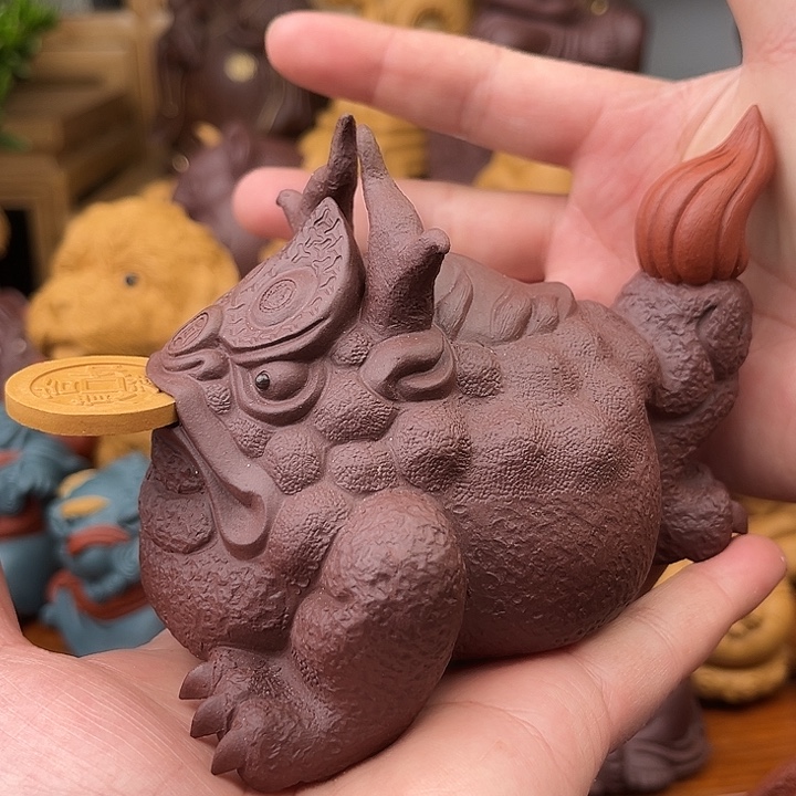 紫砂茶宠紫砂金蟾