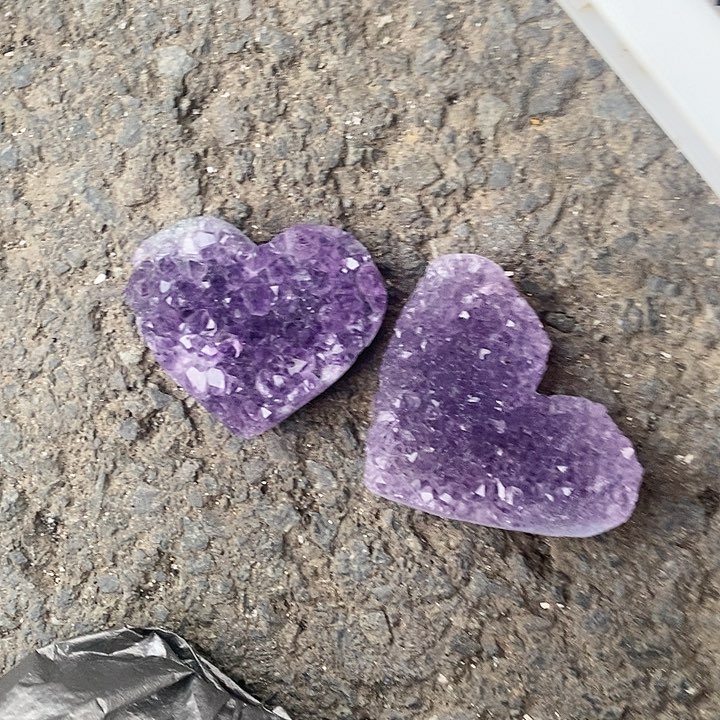 【闪购商品】水晶珠宝半成品未镶嵌一个紫水晶