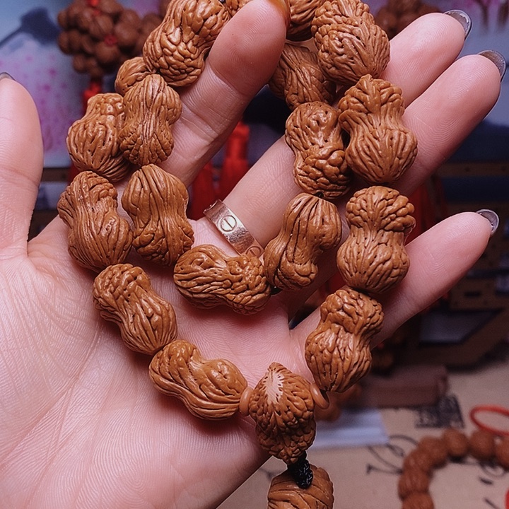 桃核吊坠龙纹桃枭