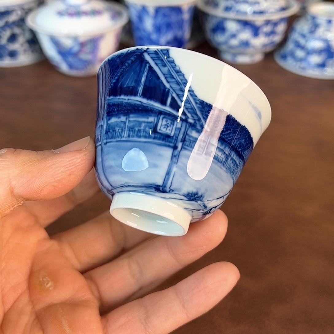 杯景德镇全手工手绘陶瓷