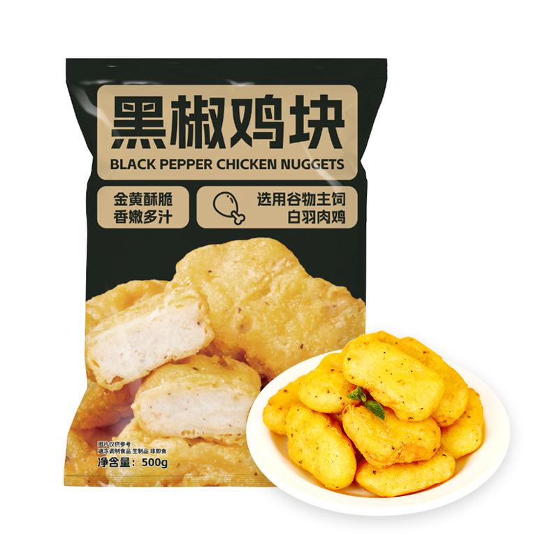 物美精选黑椒鸡块 500g