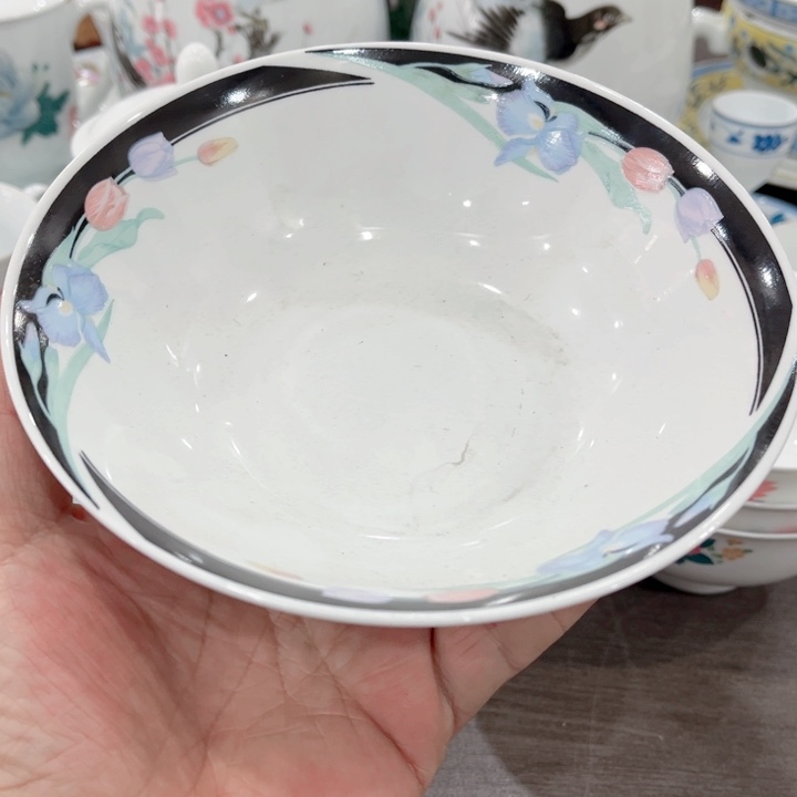 壶釉下五彩的瓷器和瓷器