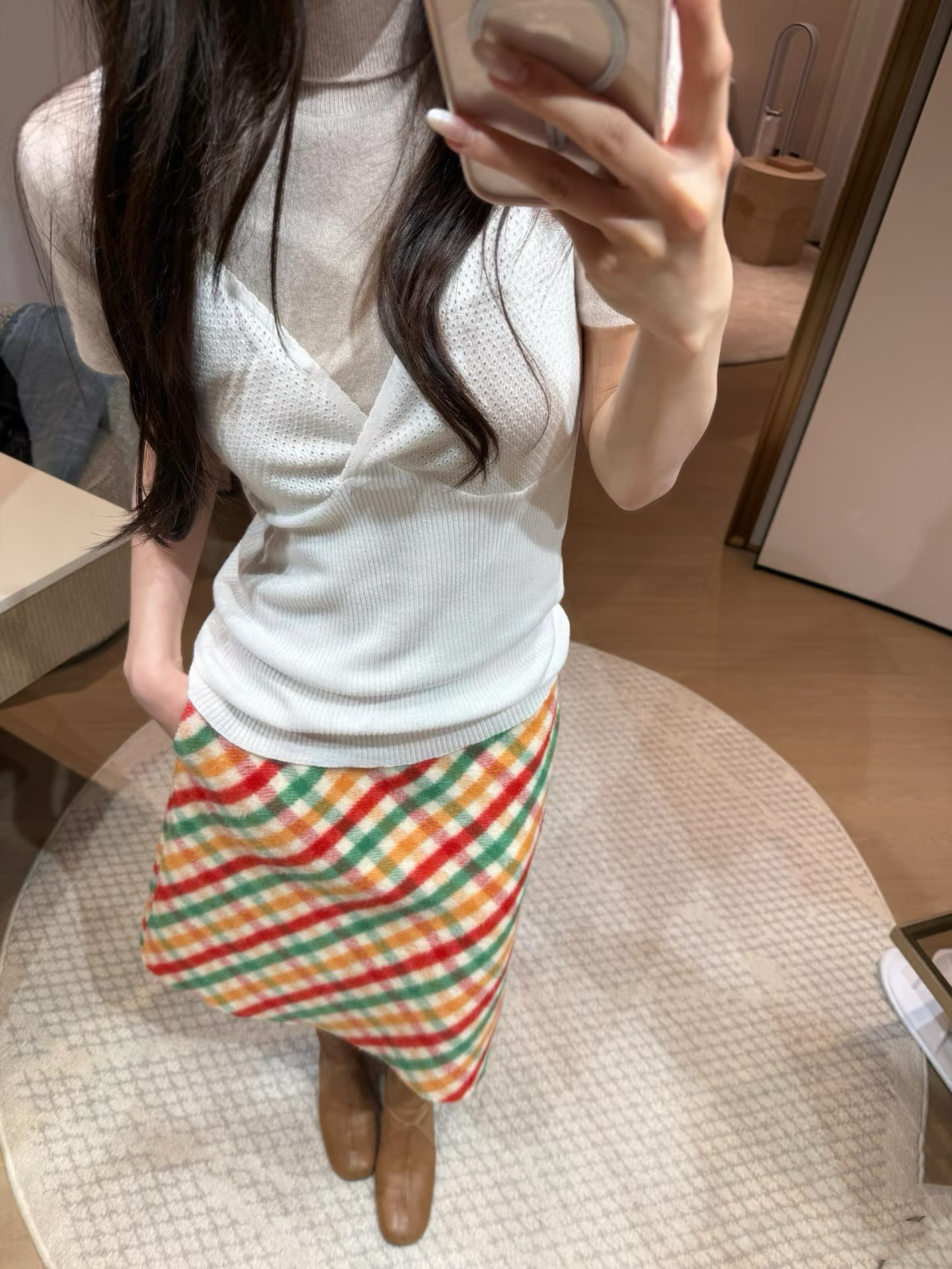 MM欧韩打底25早秋新款时尚甜美深V领针织蕾丝吊带背心美背网红