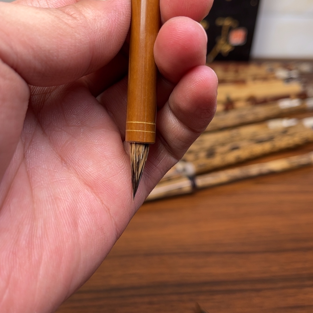 玄云 古法紫毫 口径0.65 出锋1.8 三支