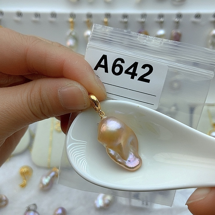 淡水珍珠颈饰银S925镶嵌