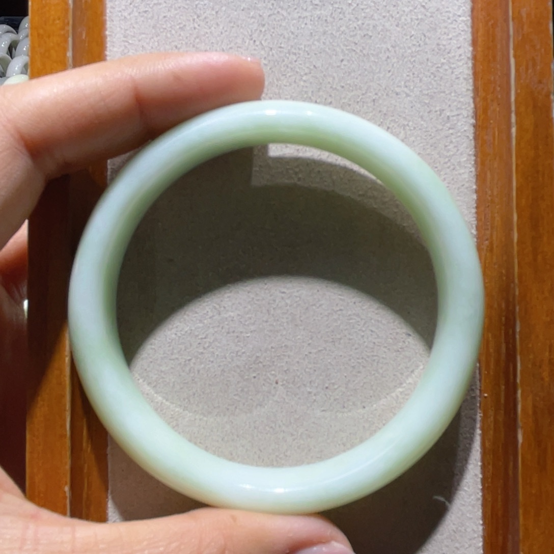 未镶嵌手镯蓝田玉（蛇纹石化大理石玉）S****↘