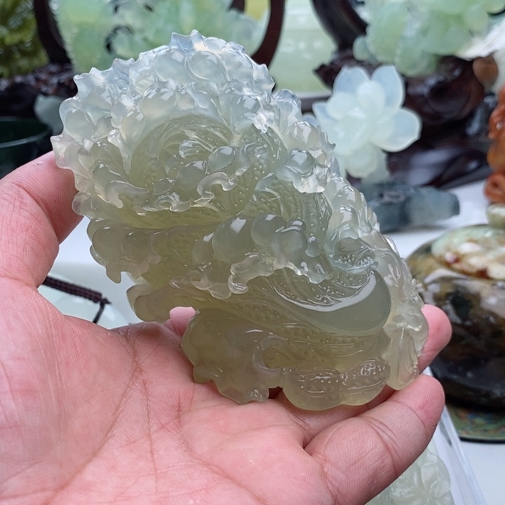 岫玉四大名玉摆件未镶嵌