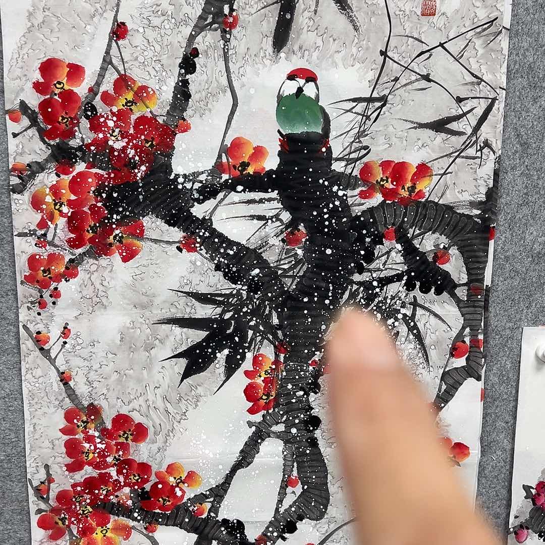 绘画西**侠韩江书画石庆骥