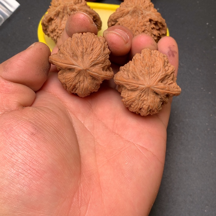 文玩核桃把件38凹底83