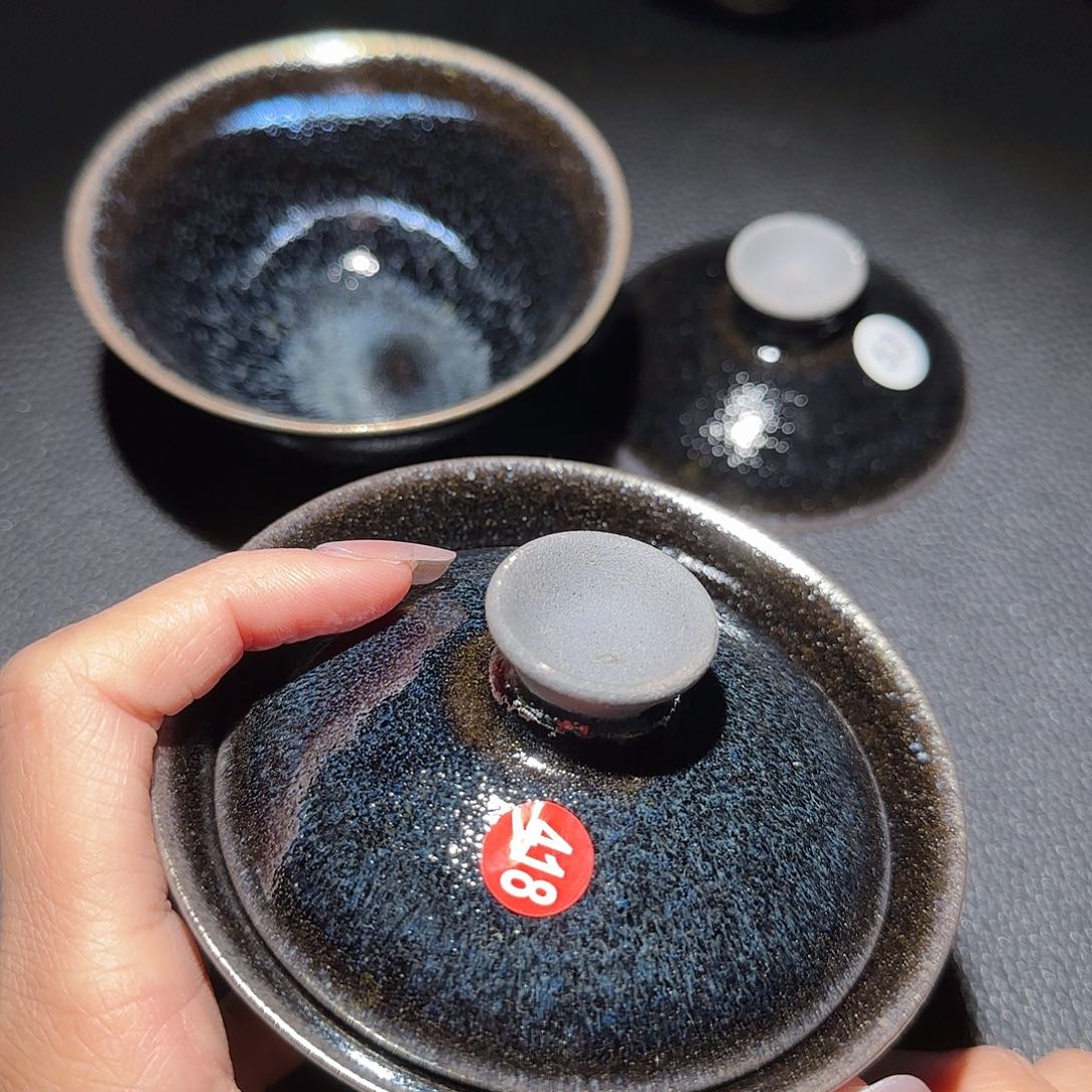 茶盏龙窑柴烧建盏 418