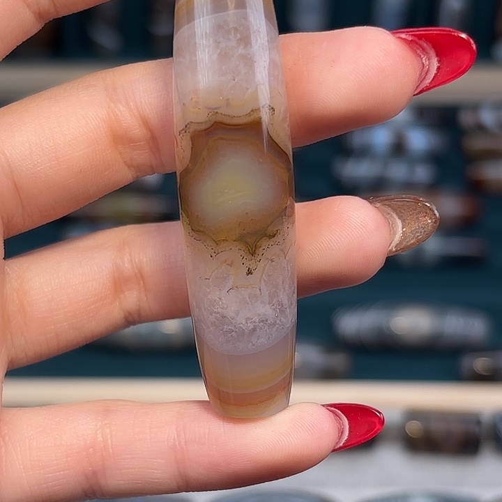 四***哥玛瑙/玉髓合金珠宝奇石