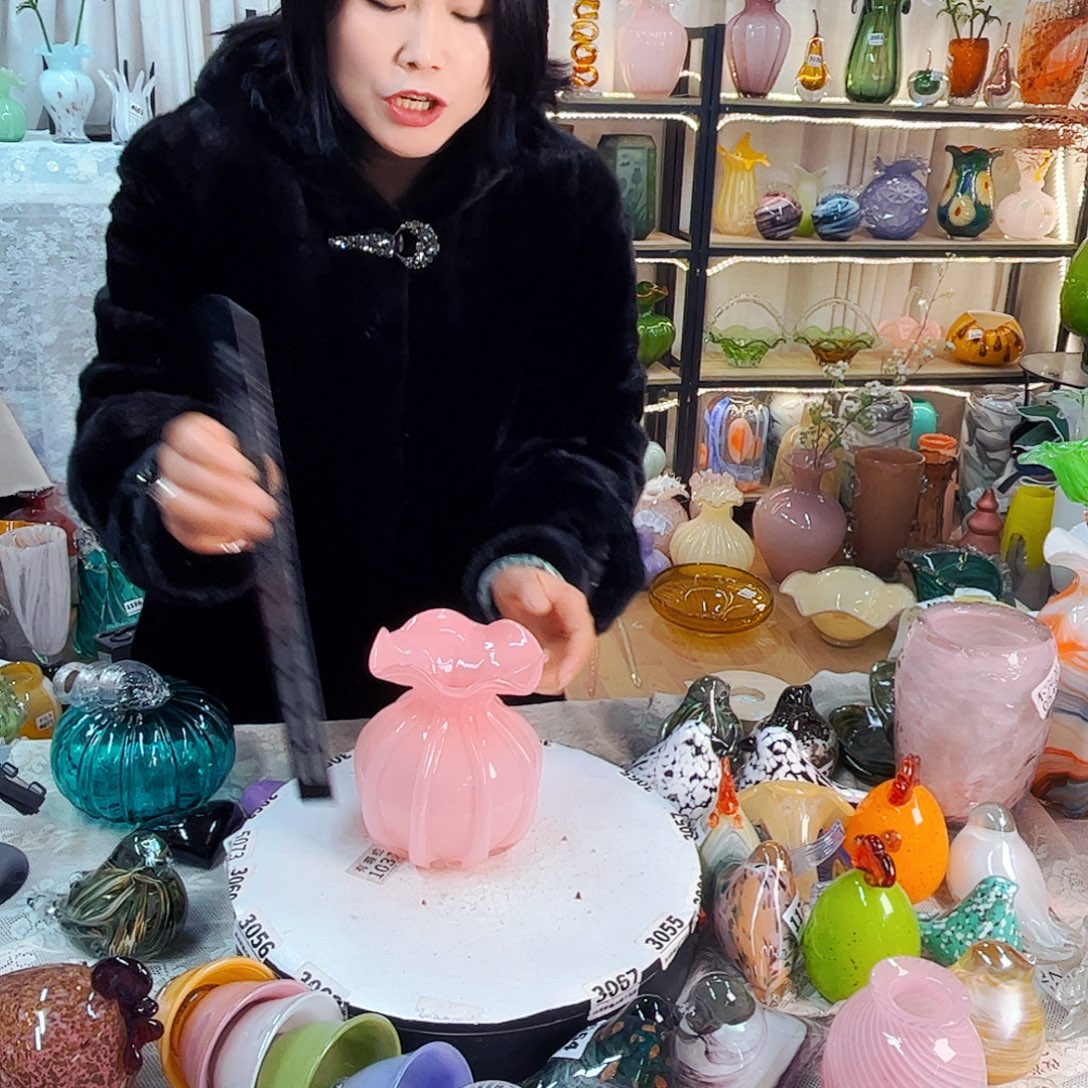 福袋家悦美居琉璃摆件