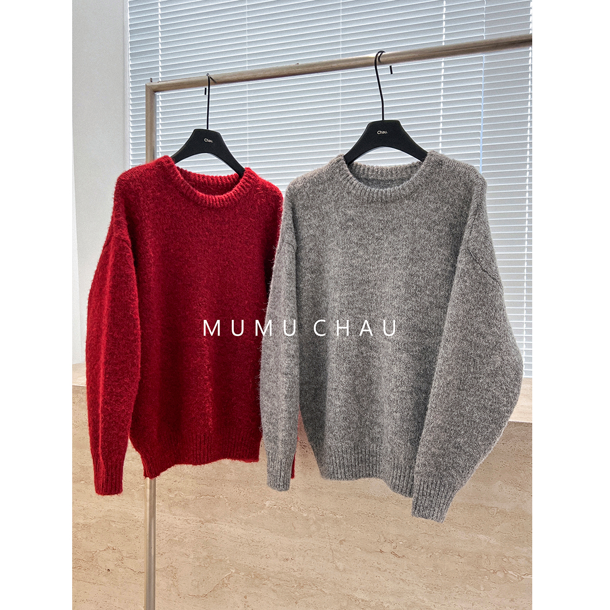 「MUMU CHAU」【感知自我】羊毛弹力女冬季软糯保暖羊毛毛衣LD58221
