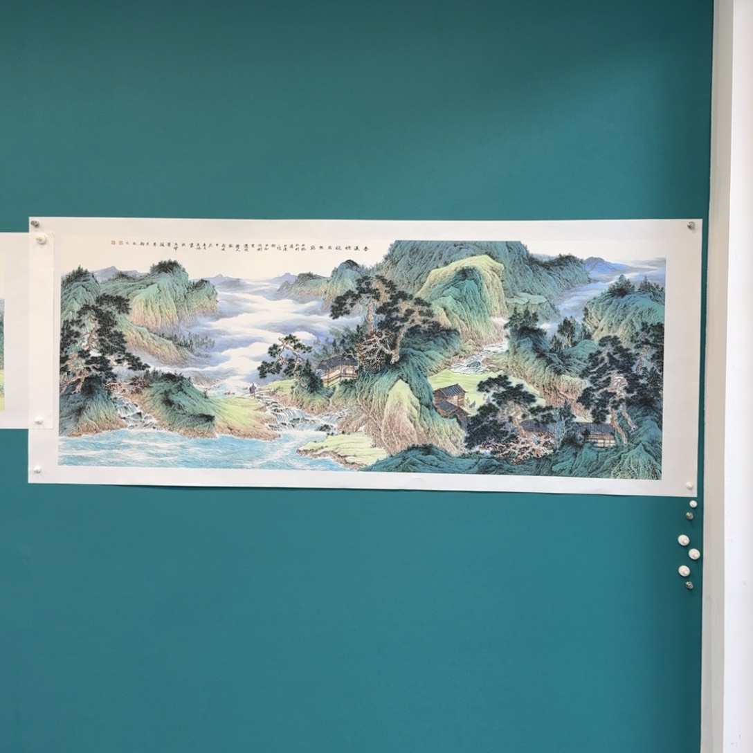 国画一**深卫长林老师作品