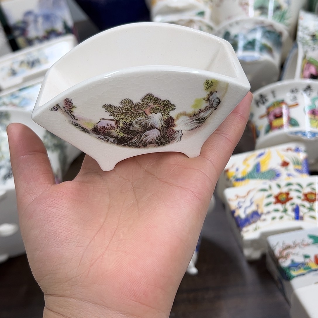 紫砂花盆175号微瑕10/5/5cm