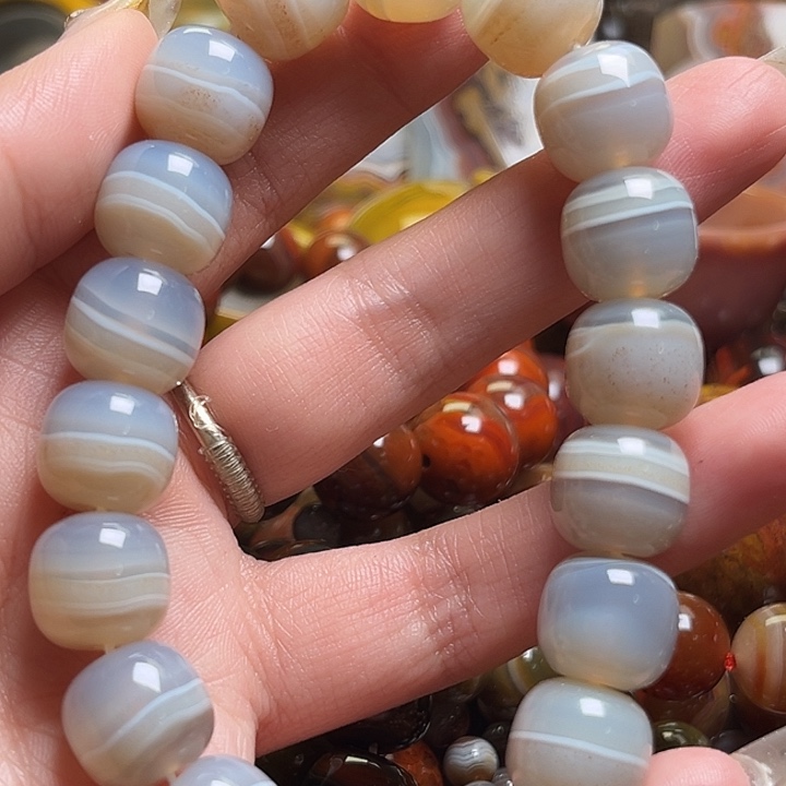 玛瑙/玉髓未镶嵌手串