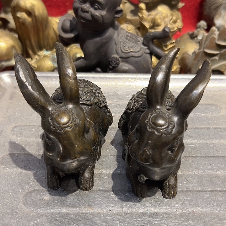 黄铜摆件，文房工艺品摆件