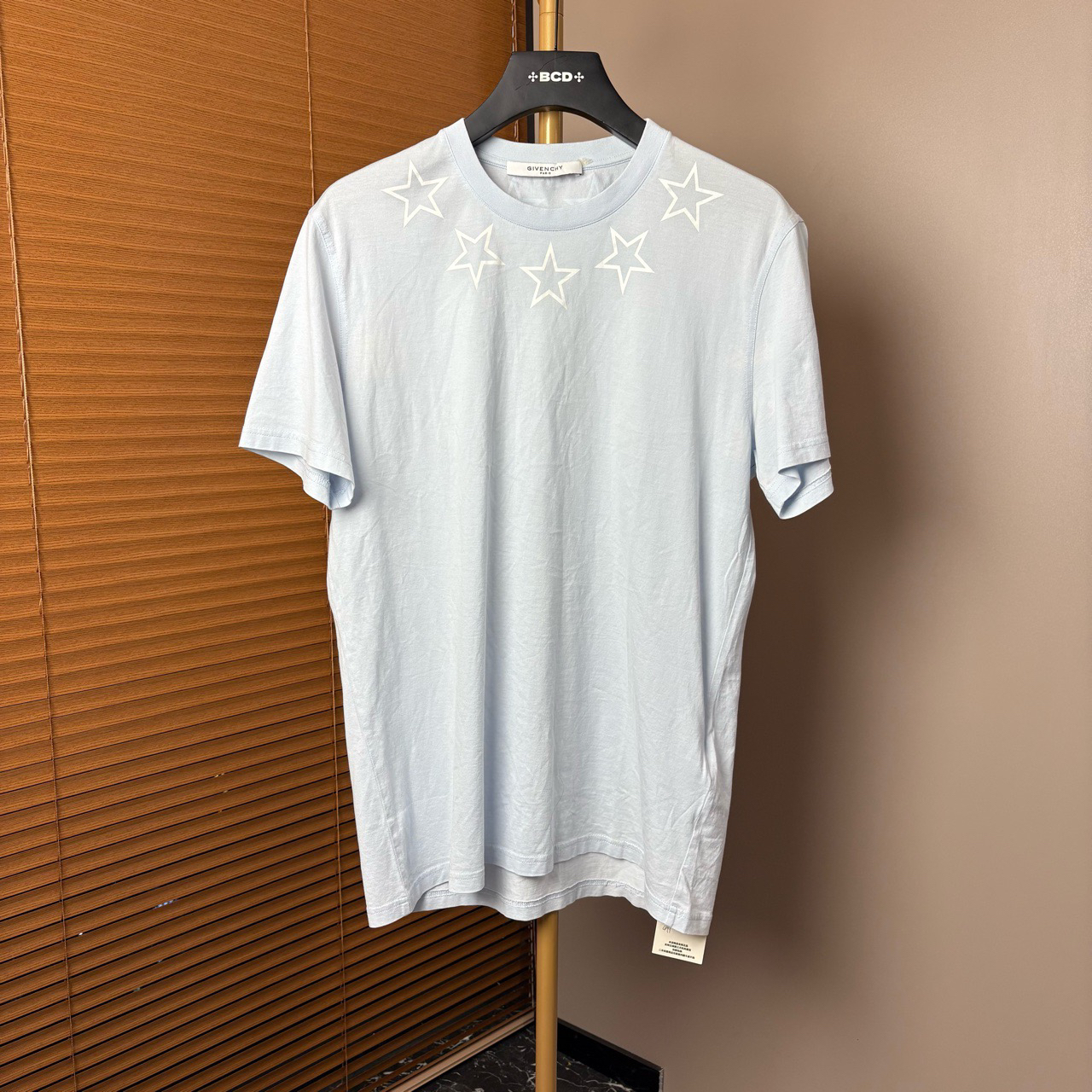 95新 Givenchy/纪梵希 （原）蓝色星星印花短袖 L码/95新/fg203417