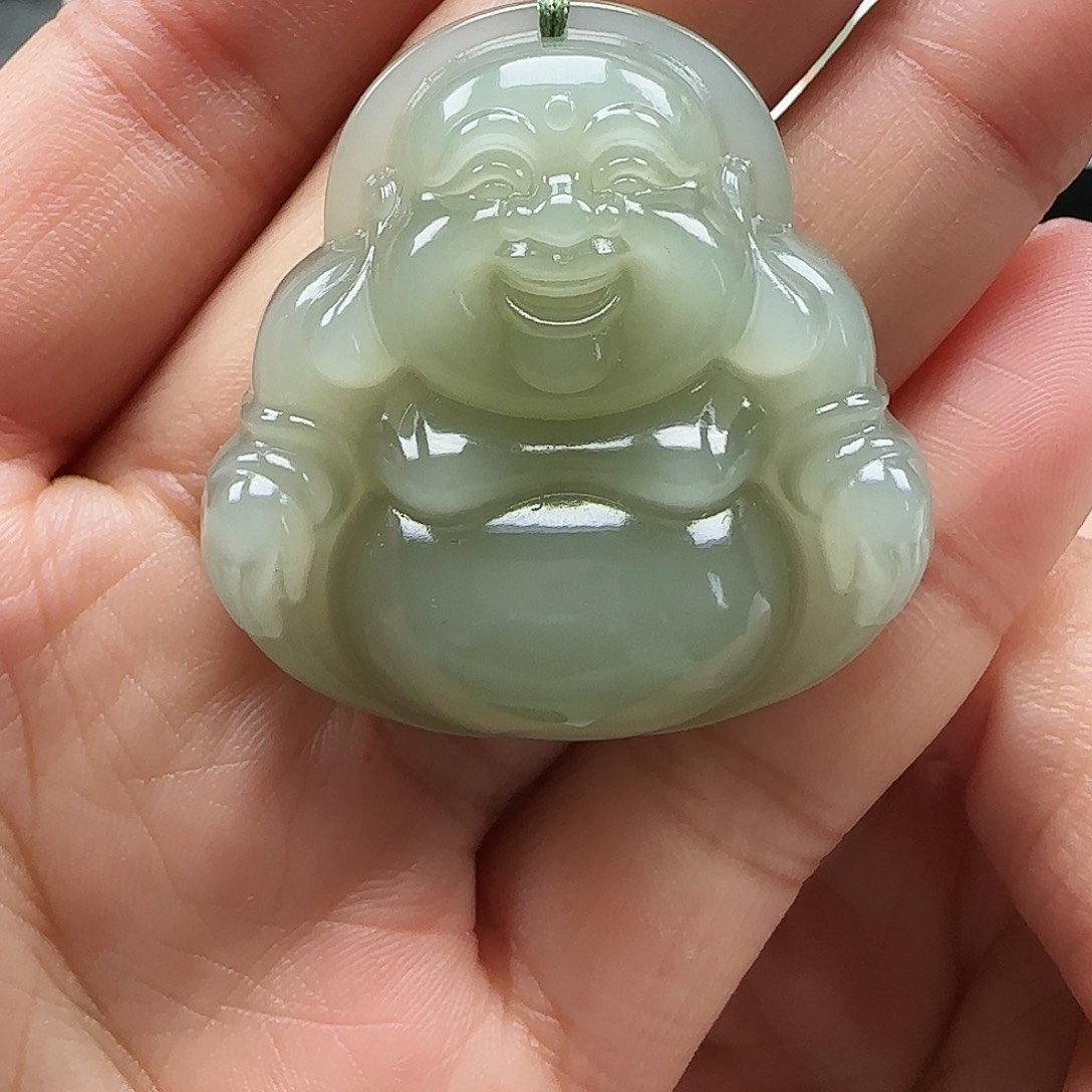 和田玉颈饰未镶嵌潇***天