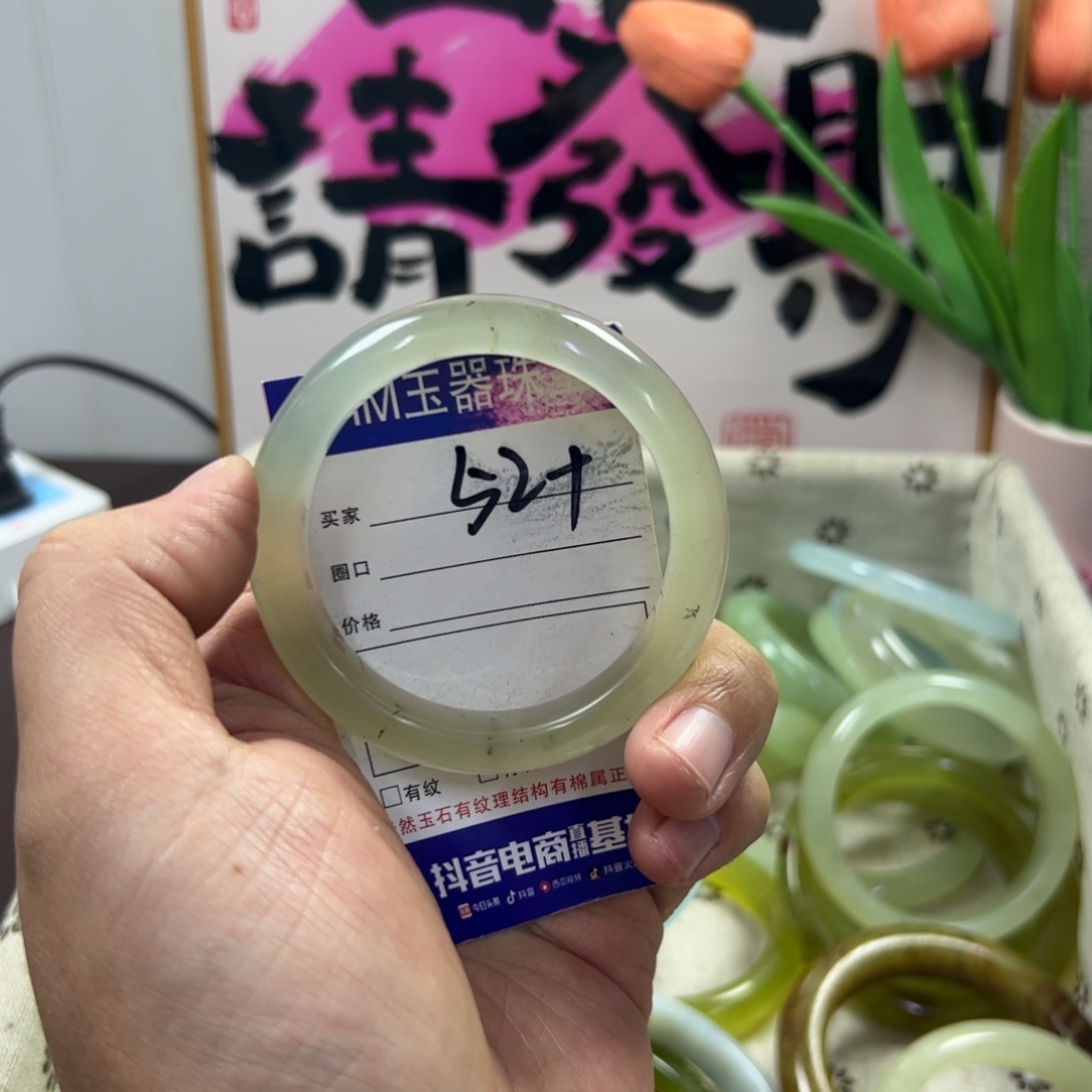 蛇纹石玉手镯未镶嵌314