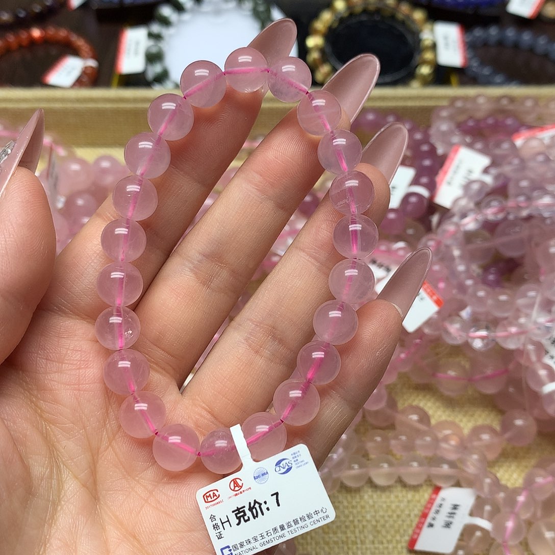 水晶手链未镶嵌亮*手链