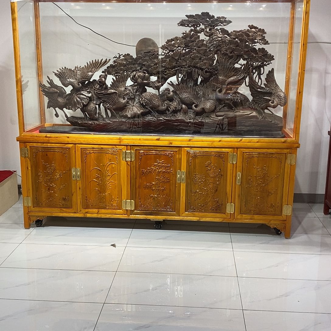 金丝楠蛇*阴沉乌木摆件