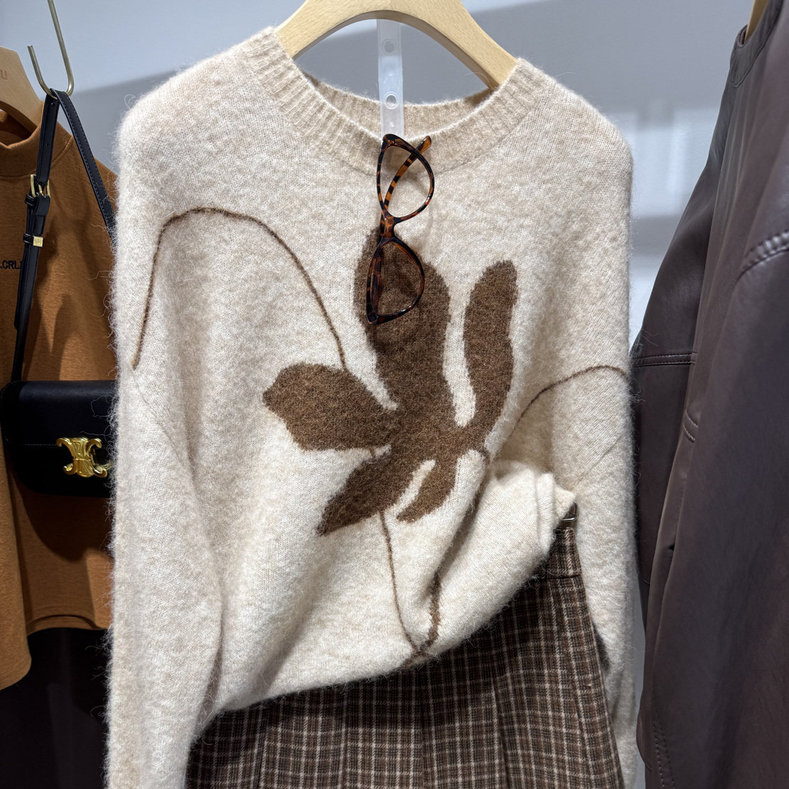 C.crlu可路莎 定位花毛衫 25冬新款