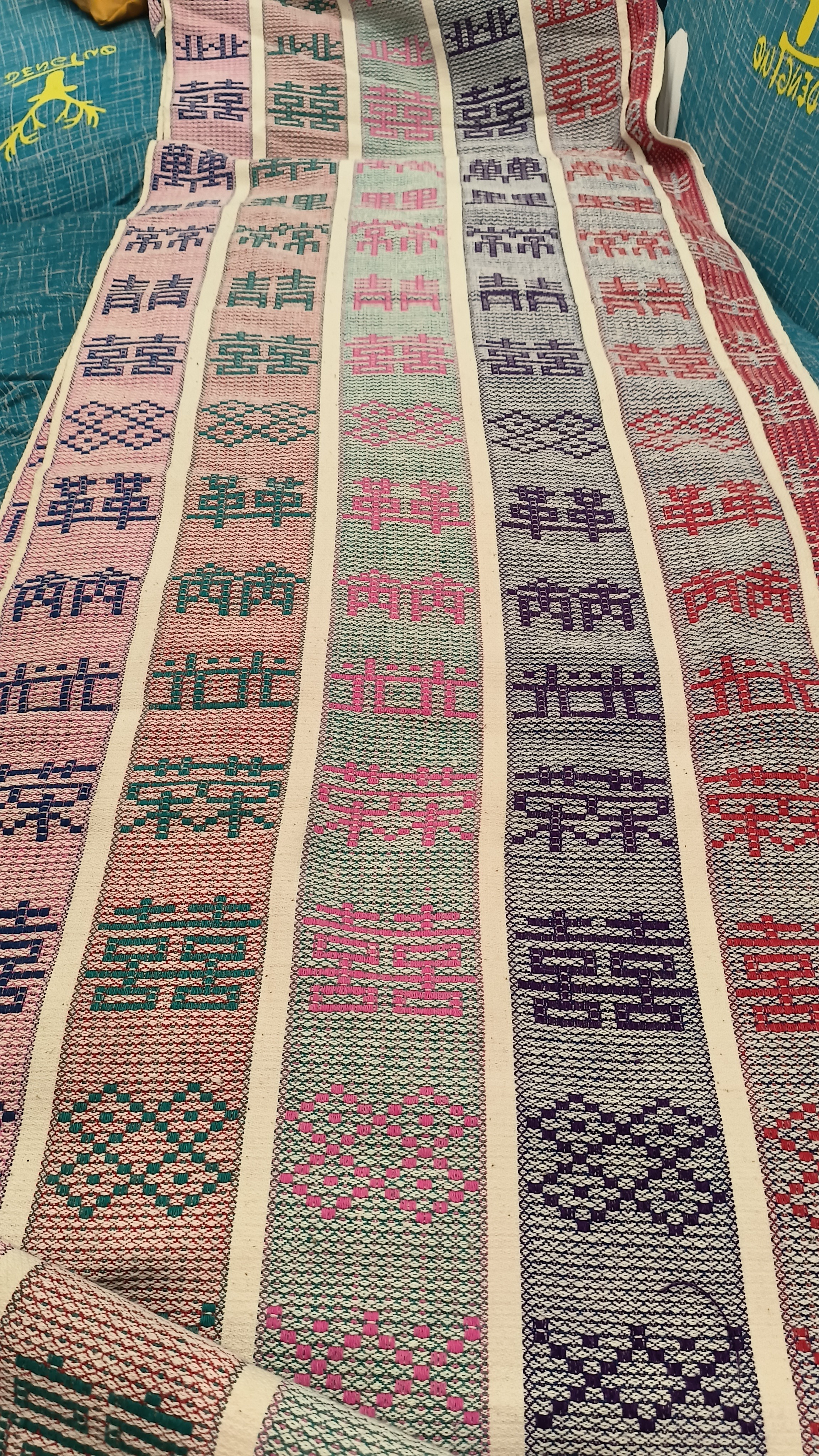 非遗手工老染土布直播间专拍