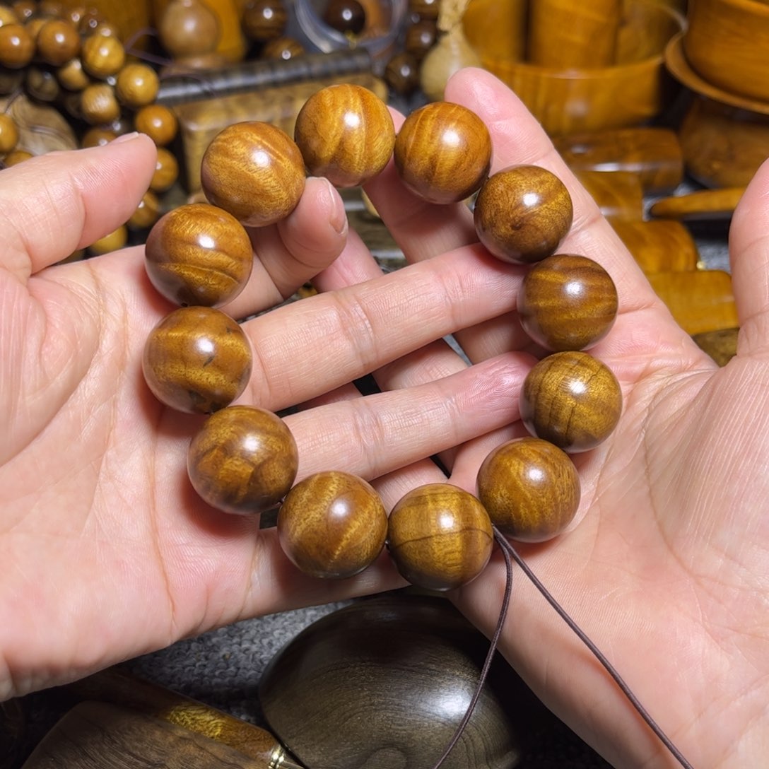 金丝楠枯木单圈手链2.0