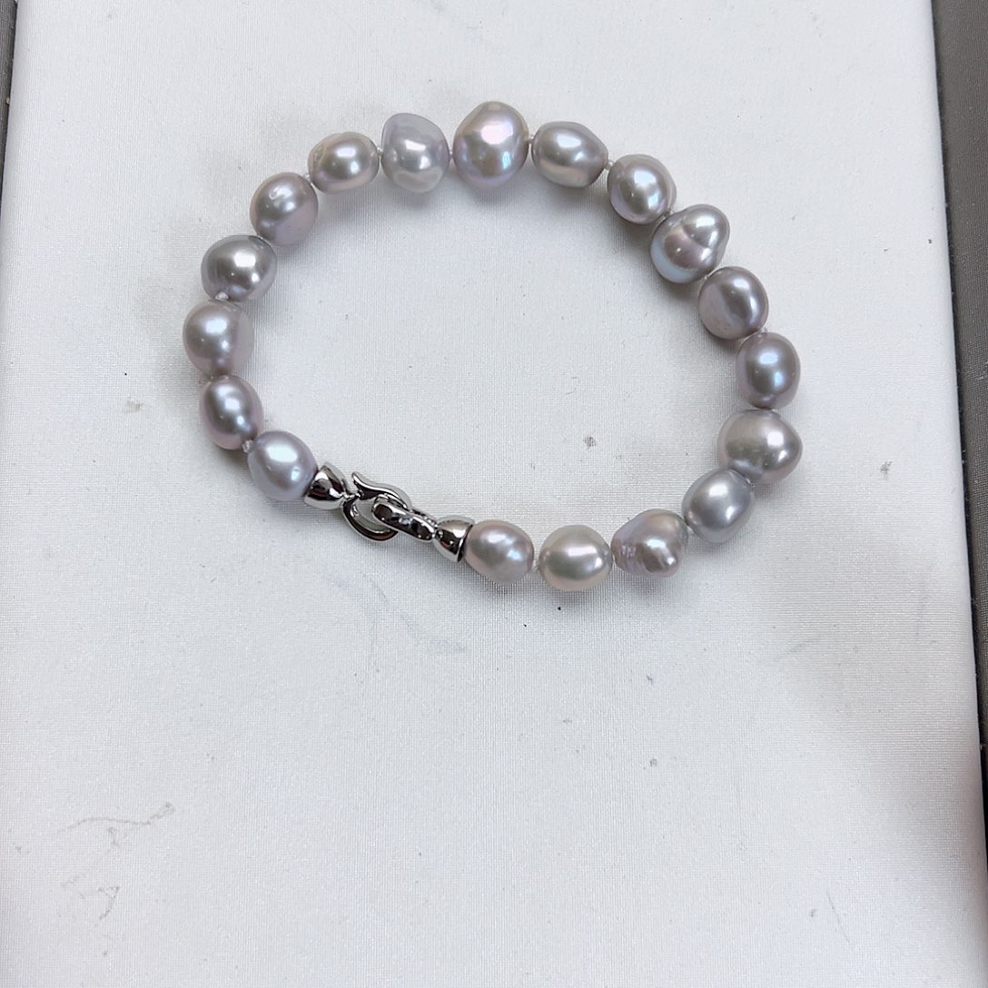 淡水珍珠手链合金