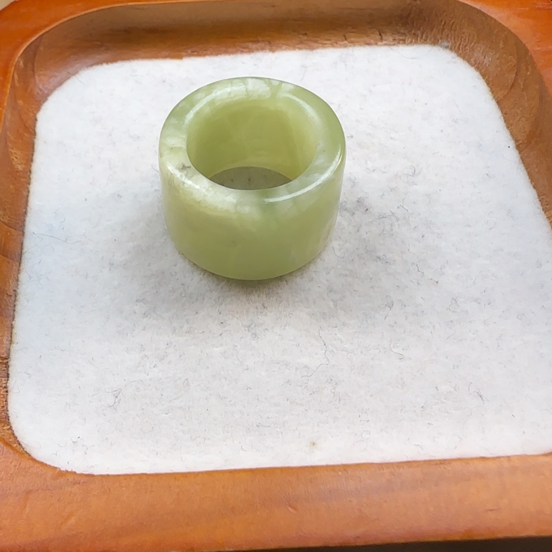 蛇纹石玉17.1内径合金云*